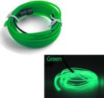AVEX Fir Neon Auto EL Wire culoare Verde, lungime 1M, alimentare 12V, droser inclus (AVX-ELW-1M-G)