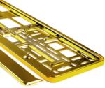 AMIO Suport numar inmatriculare din plastic, calitate Premium, culoare AURIU (AVX-AM01170ZL)