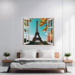 AVEX Folie imprimata color pentru decor perete locuinta, dimensiune 125 x 110cm, model: VIEW TO HAVEN 25 (AVX-AW25)