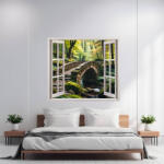 AVEX Folie imprimata color pentru decor perete locuinta, dimensiune 125 x 110cm, model: VIEW TO HAVEN 31 (AVX-AW31)