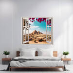 AVEX Folie imprimata color pentru decor perete locuinta, dimensiune 125 x 110cm, model: VIEW TO HAVEN 06 (AVX-AW06)