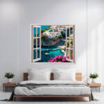 AVEX Folie imprimata color pentru decor perete locuinta, dimensiune 125 x 110cm, model: VIEW TO HAVEN 13 (AVX-AW13)