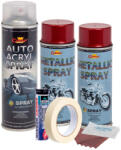 AVEX Kit complet reparatie si vopsire jante culoare Rosu Burgundy Metalizat, V2 (AVX-KVJ-RV2) - voltix