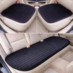 AVEX Set 3 piese, protectii scaune si bancheta auto, universale, confortabile, din material textil, culoare Neagra (AVX-HSP3)