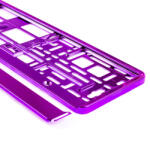 AMIO Suport numar inmatriculare din plastic, calitate Premium, culoare VIOLET (AVX-AM01170F) - voltix