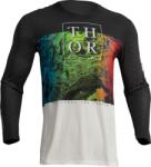 Thor Tricou motocross enduro Thor Prime Melter, culoare negru alb, marime L (29107044PE)