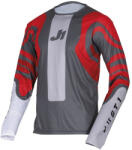 Just1 Tricou atv cross Just1 J-Essential Fluid, culoare gri rosu, marime YXL (6950051071001YXL)