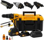 Rotor Multifunctional 5-în-1 pe acumulator ROTOR RTS1, brushless 21V/3Ah, 24000 rot/min (14361)