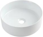 MOFÉM Evo Pultra ültethető kerek kerámia mosdó, Ø 36 cm - B461D3281W2 (B461D3281W2)