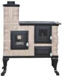eSemineu Terracotta stove Small Boot Tuscany 8 kW left