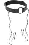 Fetish Submissive Ring Gag With Nipple Clamps - szexshop