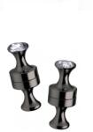  Power magnetic nipple clamps-2pár. Matt fekete - szexshop