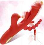  RED háromszoros stimulációs vibrátor, akkus - szexshop