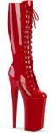 Pleaser piros lakk csizma, No. 2020. 38-as - szexshop