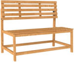 Aosom Kerti pad 2 személyes 110x61x89 cm átalakítható fa kerti pad asztallá teak szín