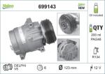 VALEO kompresszor, klíma VALEO 699143 for OPEL, RENAULT, VAUXHALL, NISSAN (699143)