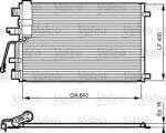 VALEO kondenzátor, klíma VALEO 814010 for NISSAN (814010)