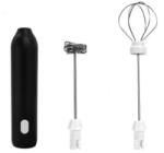 Cyrax Mixer Spuma Lapte, 2 Accesorii Negru (133247)