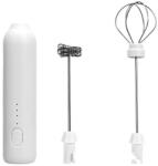 Cyrax Mixer Spuma Lapte, 2 Accesorii Alb (133248)