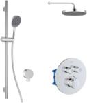 kielle Oudee - Baterie termostatată, încastrată, pentru 2 consumatori, cu accesorii EcoSpare și corp, crom 20602SPT50 (20602SPT50)