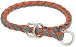 TRIXIE Zgardă semi-strangulantă câini talie mică TRIXIE Cavo S 30-36 cm textilă ruginiu/grafit