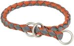 TRIXIE Zgardă semi-strangulantă câini XS TRIXIE Cavo 25-31 cm textilă ruginiu/grafit