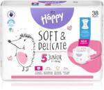 Bella Baby Happy Soft&Delicate scutece de unică folosință cu canale Junior 11-18 kg 38 buc