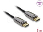 Delock Aktív optikai kábel DisplayPort 2.1 8K 60 Hz 40 Gbps 5 m (4043619871025)
