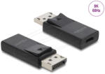 Delock USB Type-C DisplayPort adapter 8K HDR-rel, HDR és HDCP támogatással (4043619610785)