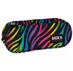 DERFORM BackUp Neon ovális tolltartó - Zebra minta (PB6A35) (PB6A35)