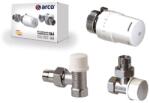 Arco 1/2″ sarok termosztatikus radiátorszelep szett (KCT01-Szett) (KCT01)