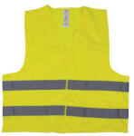 DONAU Mellény, jól láthatósági, L méret, DONAU Safety, sárga (D3221431109) (D3221431109)
