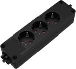 Fellowes Bloc priza modulara eGST 2.0, Filex Power Strip, 3 iesiri, negru, Fellowes 685003