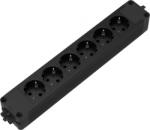 Fellowes Bloc priza modulara eGST 2.0, Filex Power Strip, 6 iesiri, negru, Fellowes 685006