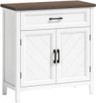 HOMCOM comodă mică dulap sertar compact | Aosom Romania (83B-725V80WT) Comoda