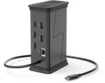 Hama 9 az 1-ben USB-C 3.1 Stație de andocare HDMI LAN USB-A PD JACK 200150 (200150)