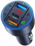 Diva FM трансмитер Diva BT1503, 87.5 MHz до 108.0 MHz, QC 3.0, 1x USB-C(PD), 2x USB-A, син (BT1503)