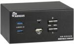 Inter-Tech Switch KVM Inter-Tech AC-22HUS, 4 x HDMI, Black (88887410)