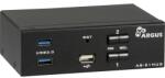 Inter-Tech Switch KVM Inter-Tech AS-21HUS, 2 x HDMI, Black (88887409)