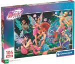 Clementoni Puzzle pentru copii Clementoni de 104 piese - Zânele din Winx Club (25083) Puzzle