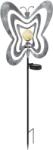 GLOBO Solar lampă solară de podea 1x0.06 W negru-gri-argint 36581 (36581)