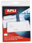 Apli Etichetă cu clemă de plastic, 90x56 mm, APLI, 5 buc