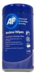 AF International Șervețele de curățare antibacteriene, cu alcool izopropilic, 100 buc, AF "Isoclene", 100 de foi