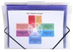Exacompta Suport documente, PP, 6 compartimente, montare pe perete, EXACOMPTA Dulap arhivare