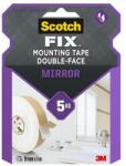 3M Bandă adezivă pentru oglinzi, față-verso, 19 mm x 5 m, 3M SCOTCH "Mirror", 5m
