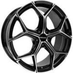 Monaco Wheels GP16 Fényes fekete Polírozott 5/112 20x8 ET44 66, 5