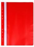 Victoria Dosar rapid, cu perforație euro, PP, A4, VICTORIA OFFICE, roșu, 20 buc