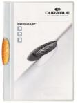 DURABLE Clasă rapidă, cu clemă, A4, DURABILĂ "Swingclip® 30", portocalie