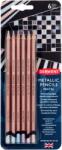 Derwent Professional Metallic színes ceruzák, Bliszterben, 6 db/készlet, Metálos színek (DW2305602)