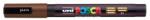 uni Marker decorativ, 1, 8-2, 5 mm, UNI "Posca PC-5M", maro (21)